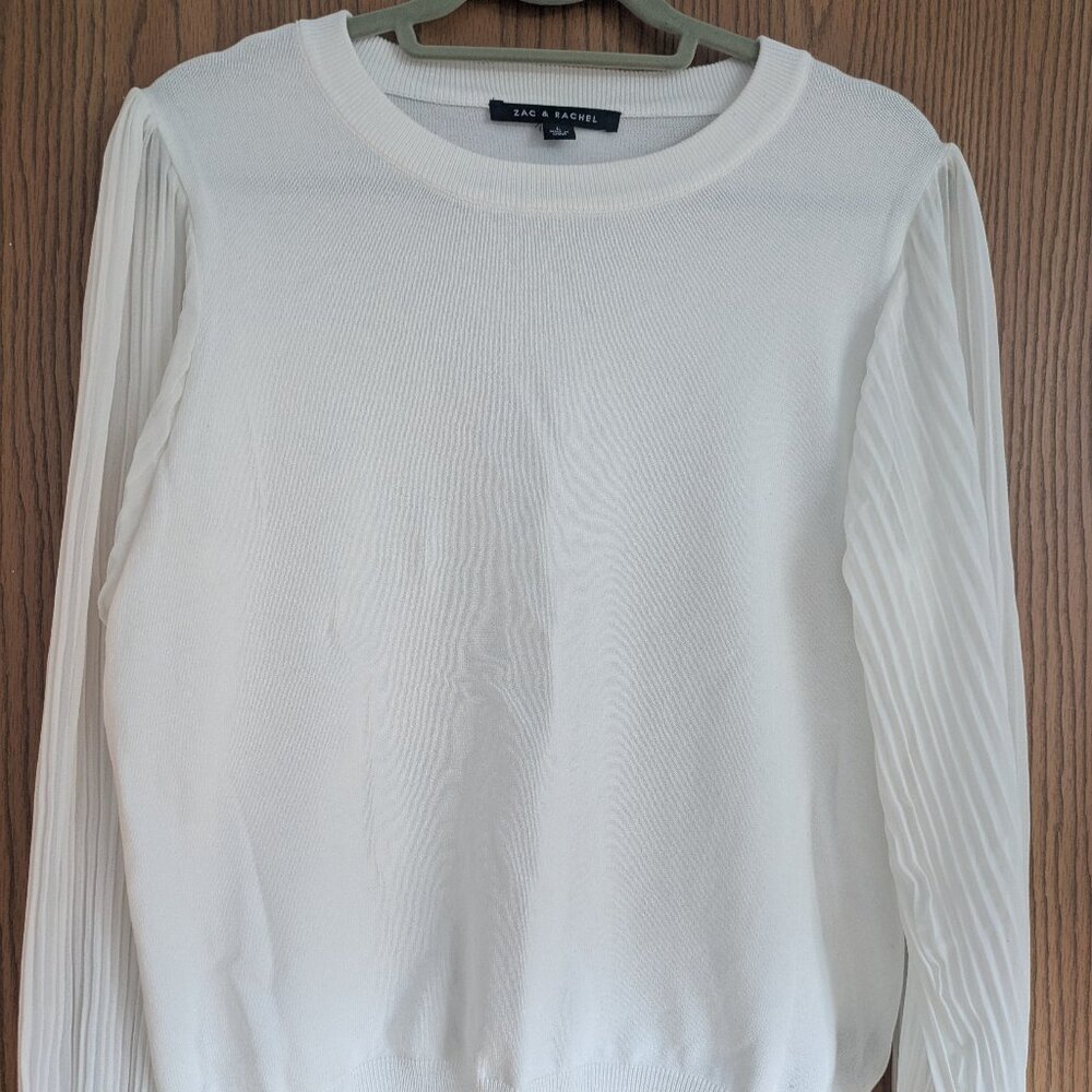 Zac & Rachel White Blouse (Women's Large)